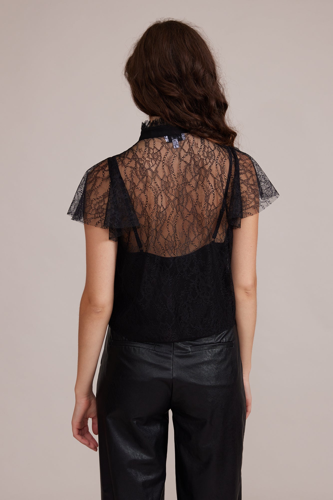 Dutchess Lace Top- Black