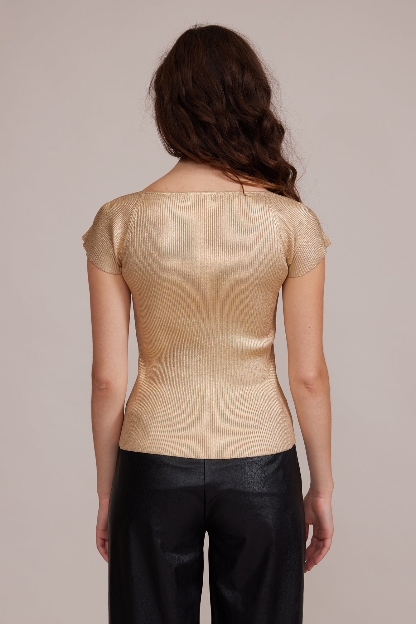 Ryan Knit Top - Gold