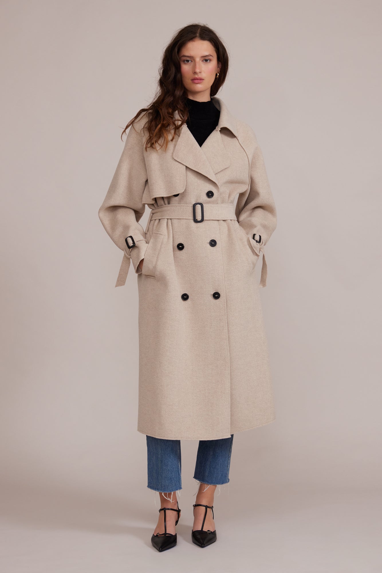 Lucy Paris - Klaus Trench Coat - Beige