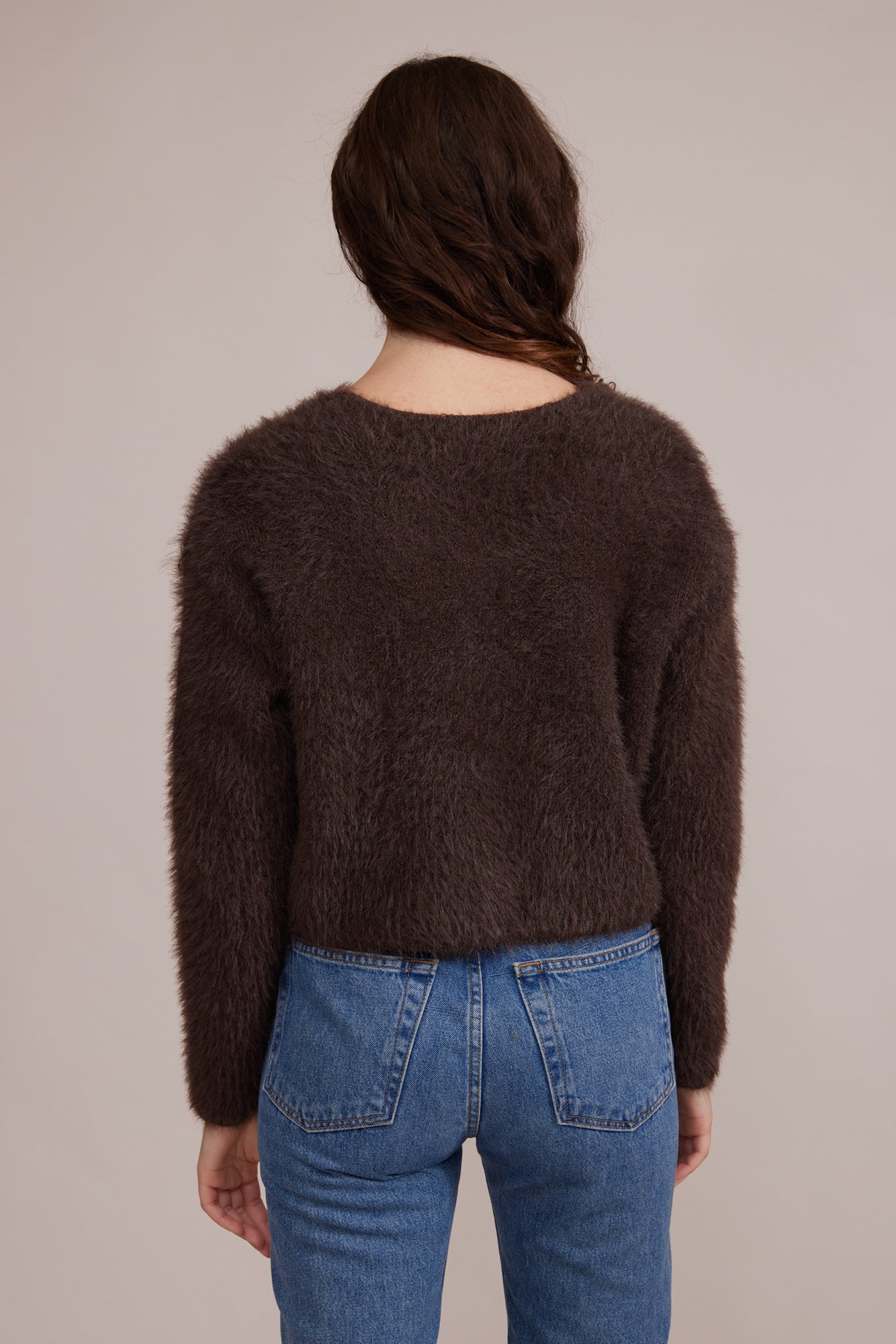 Zephyr Sweater Cardigan - Brown