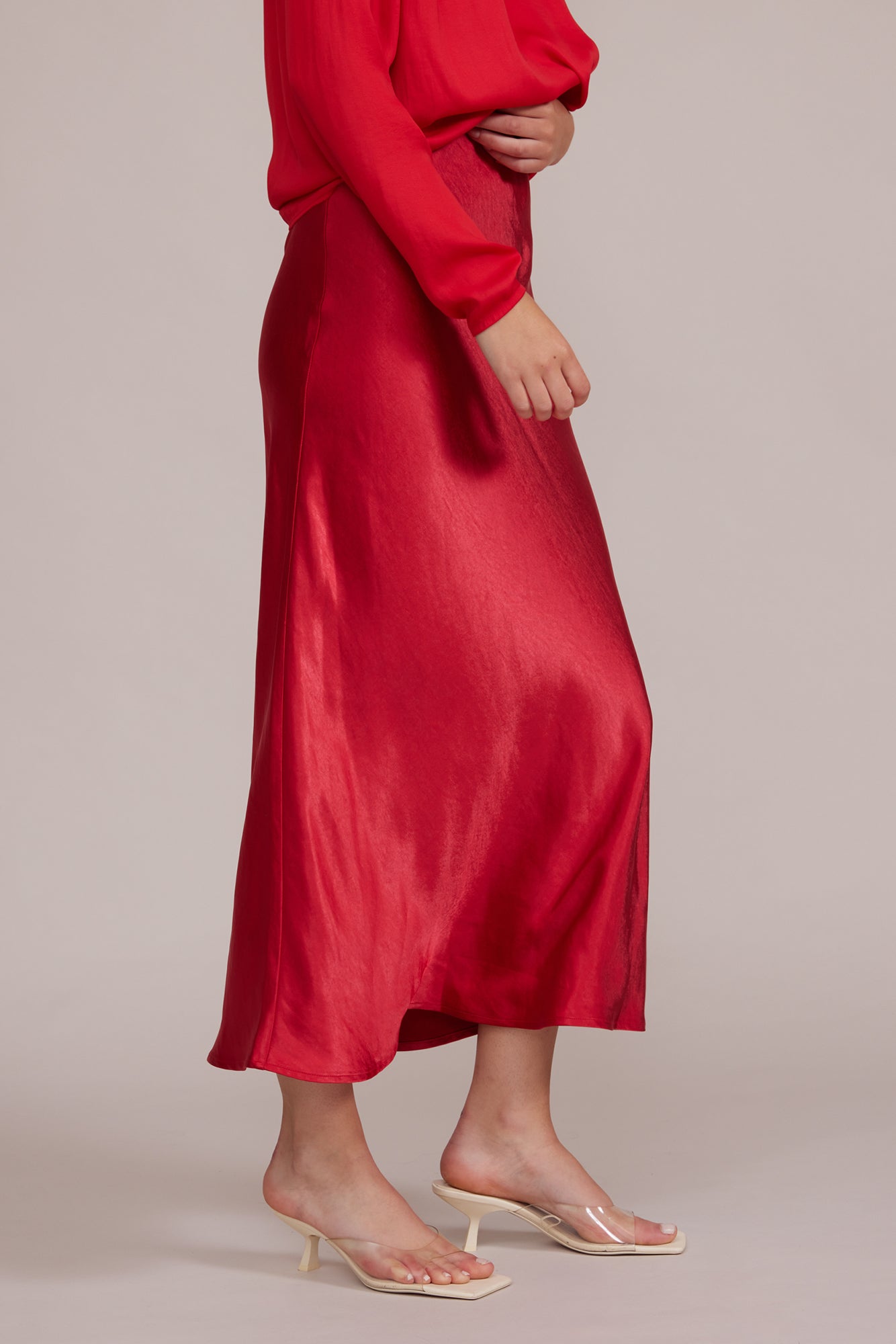 Katianna Maxi Skirt - Red