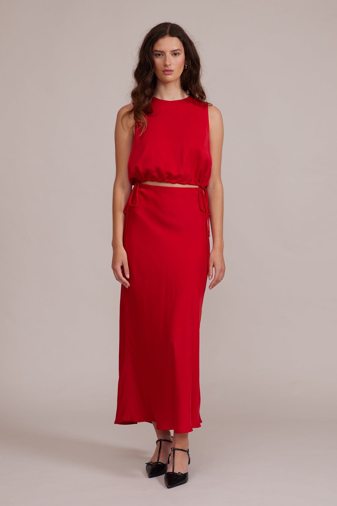 Katianna Maxi Skirt - Red