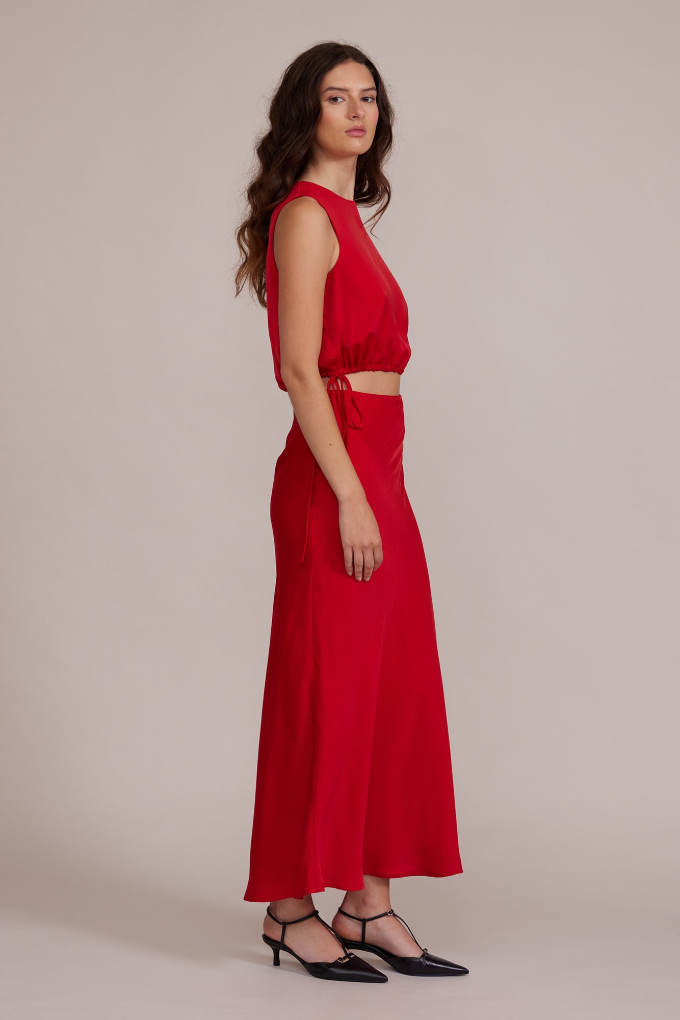 Lucy Paris- Katianna Maxi Skirt - Red