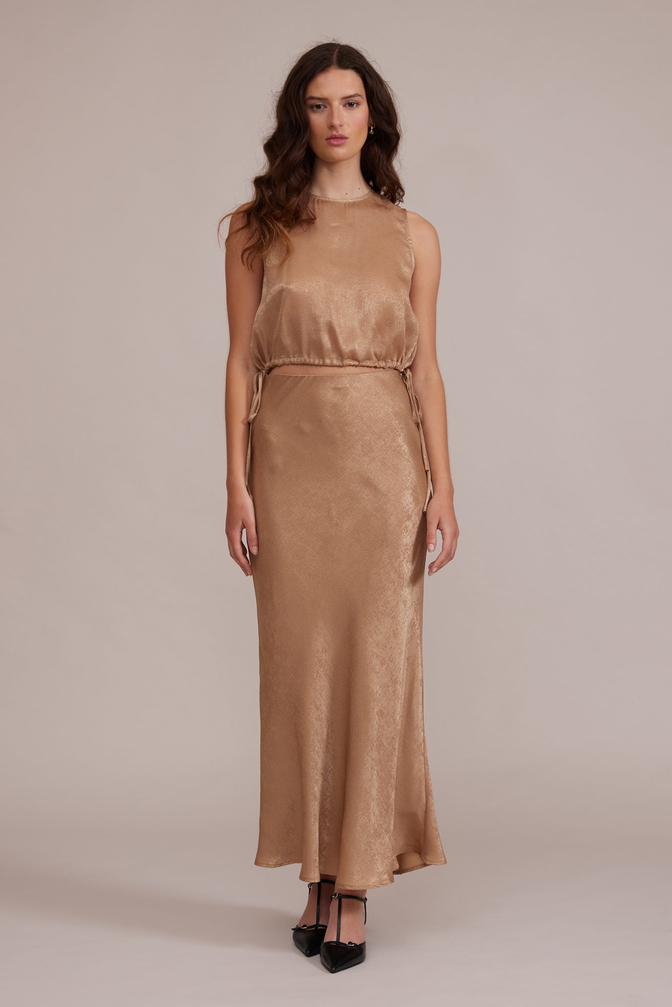 Katianna Maxi Skirt - Gold