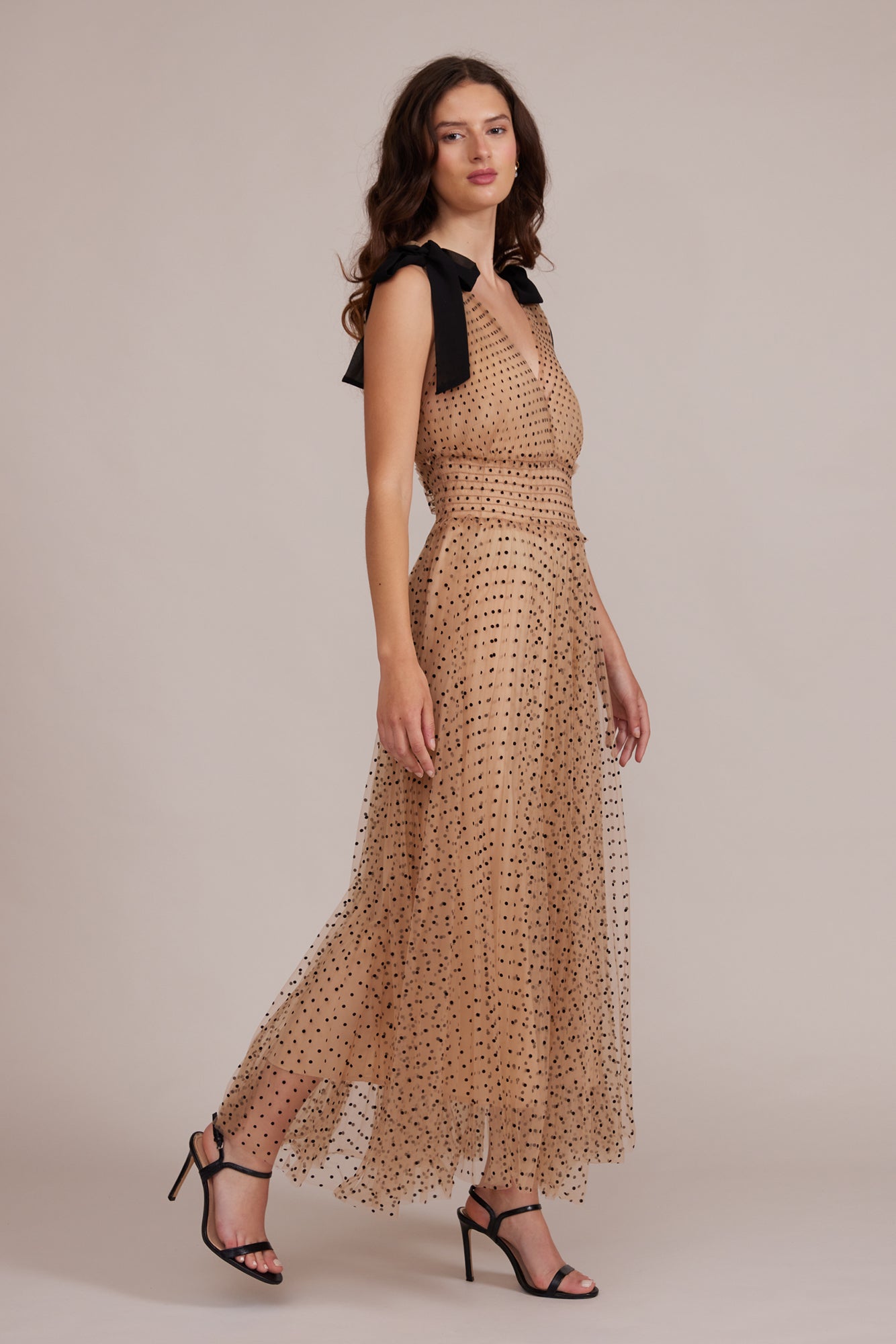 Lucy Paris - Solange Lace Dress - Nude