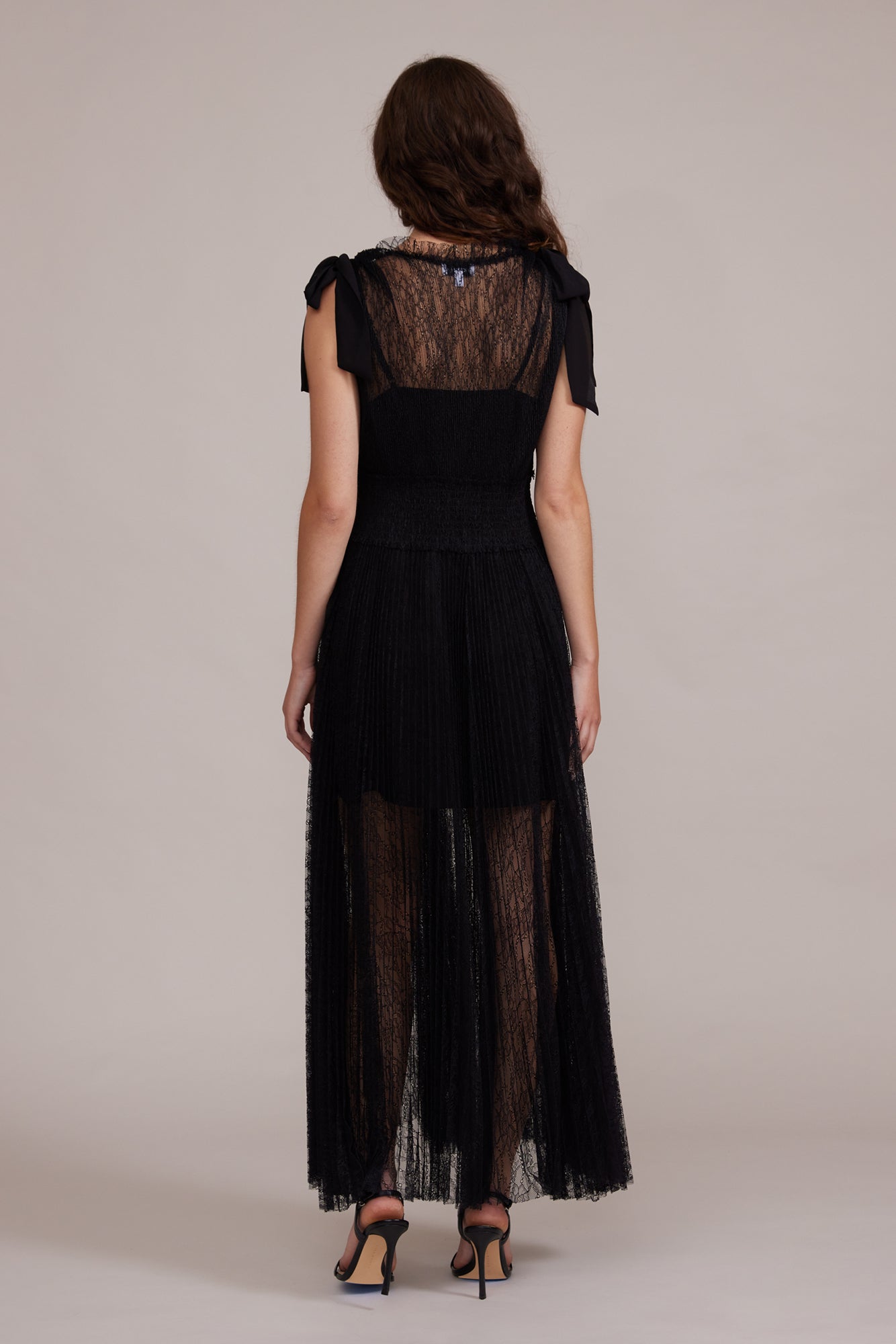 Solange Lace Dress - Black