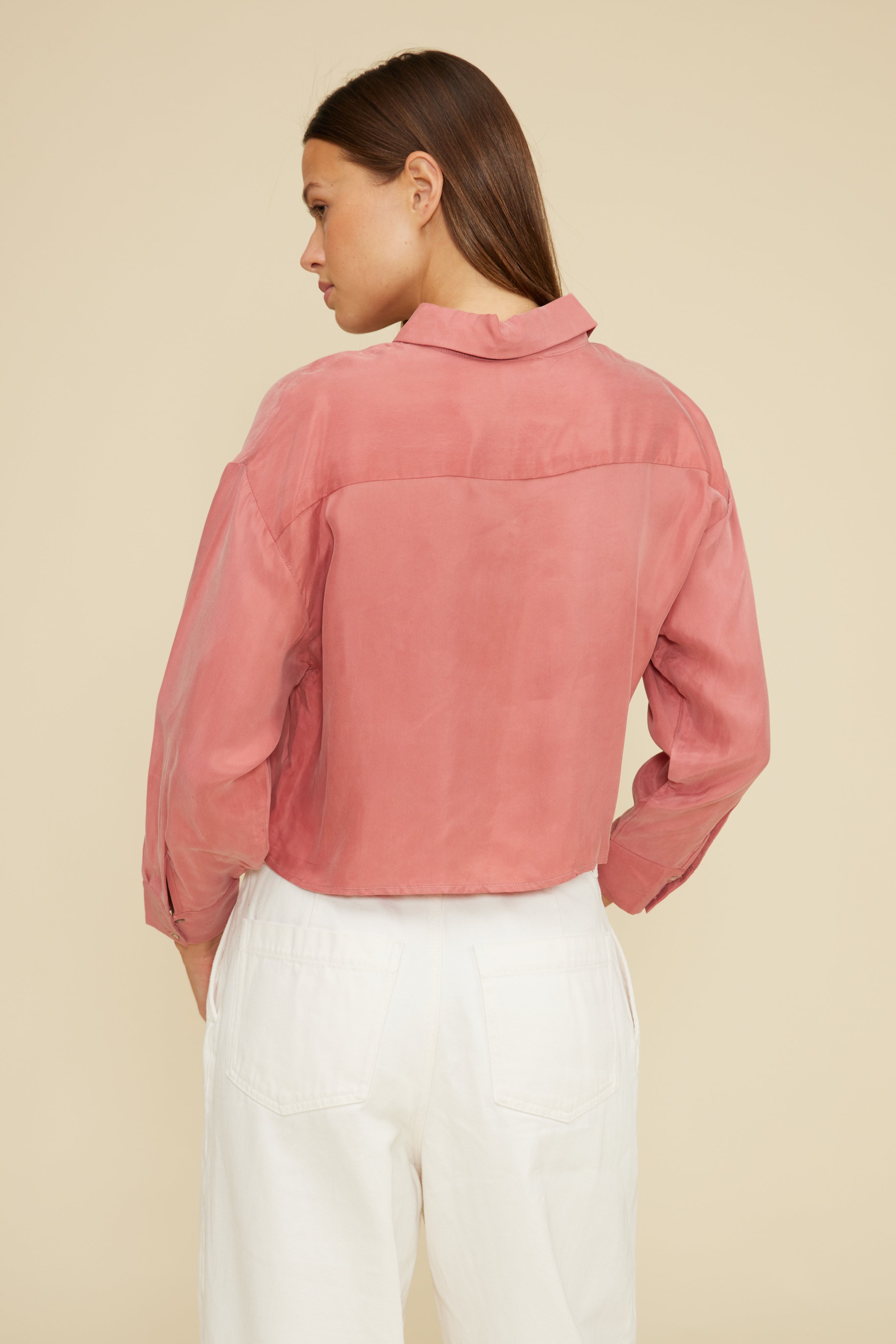 Baker Cargo Top - Dusty Rose