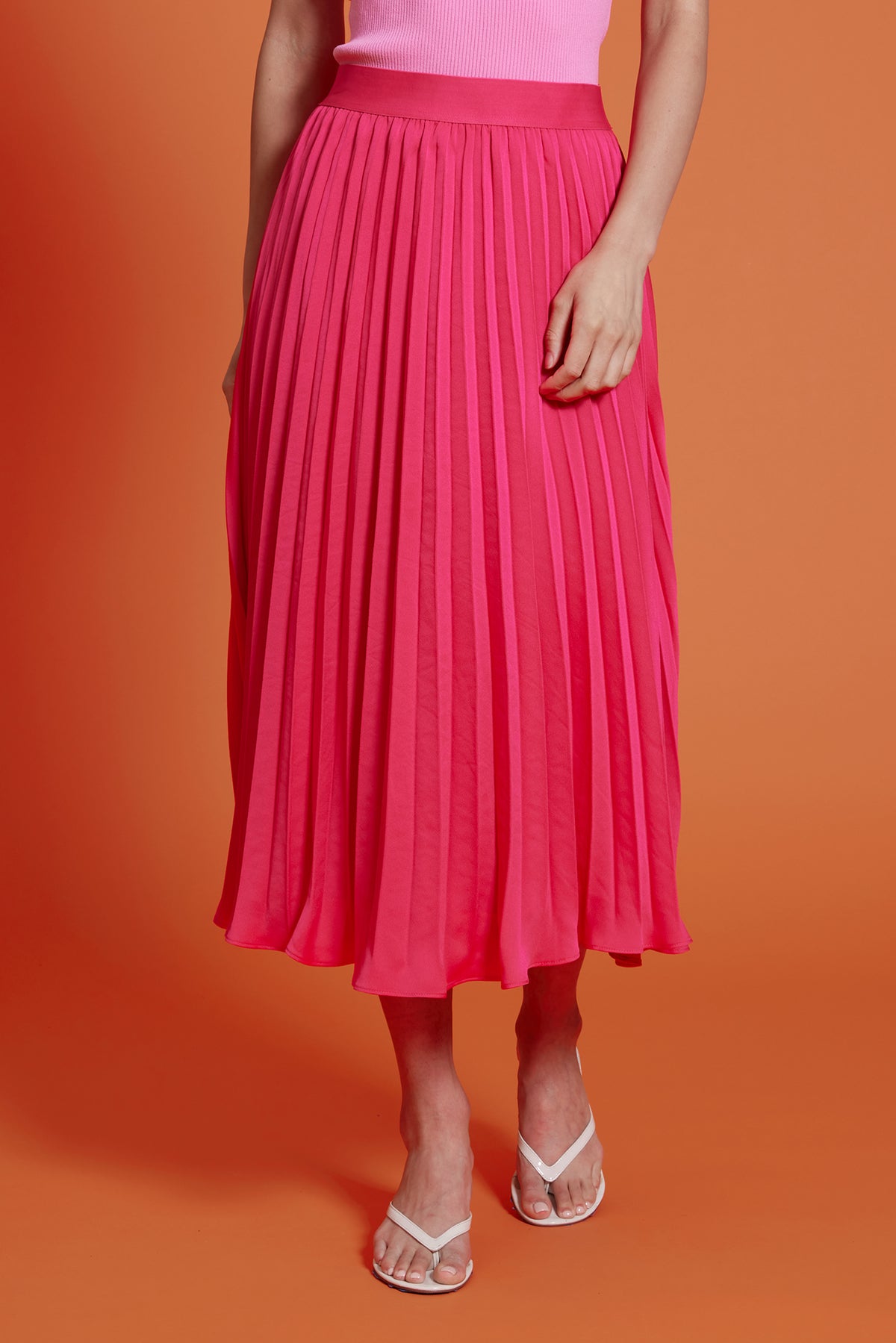 Rose Pleated Skirt | Lucy Paris