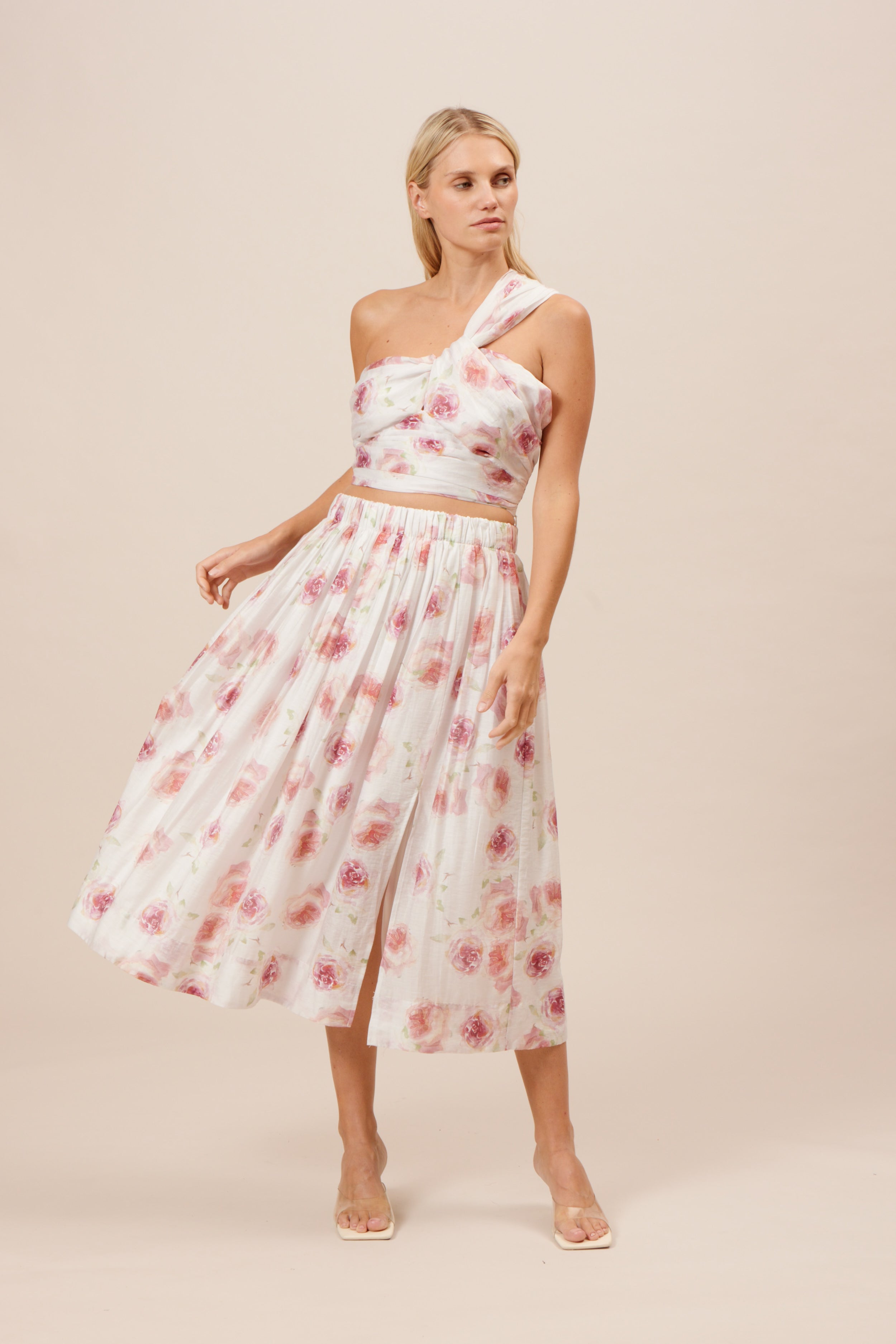 Lucy Paris - Cora Tiered Skirt - Floral