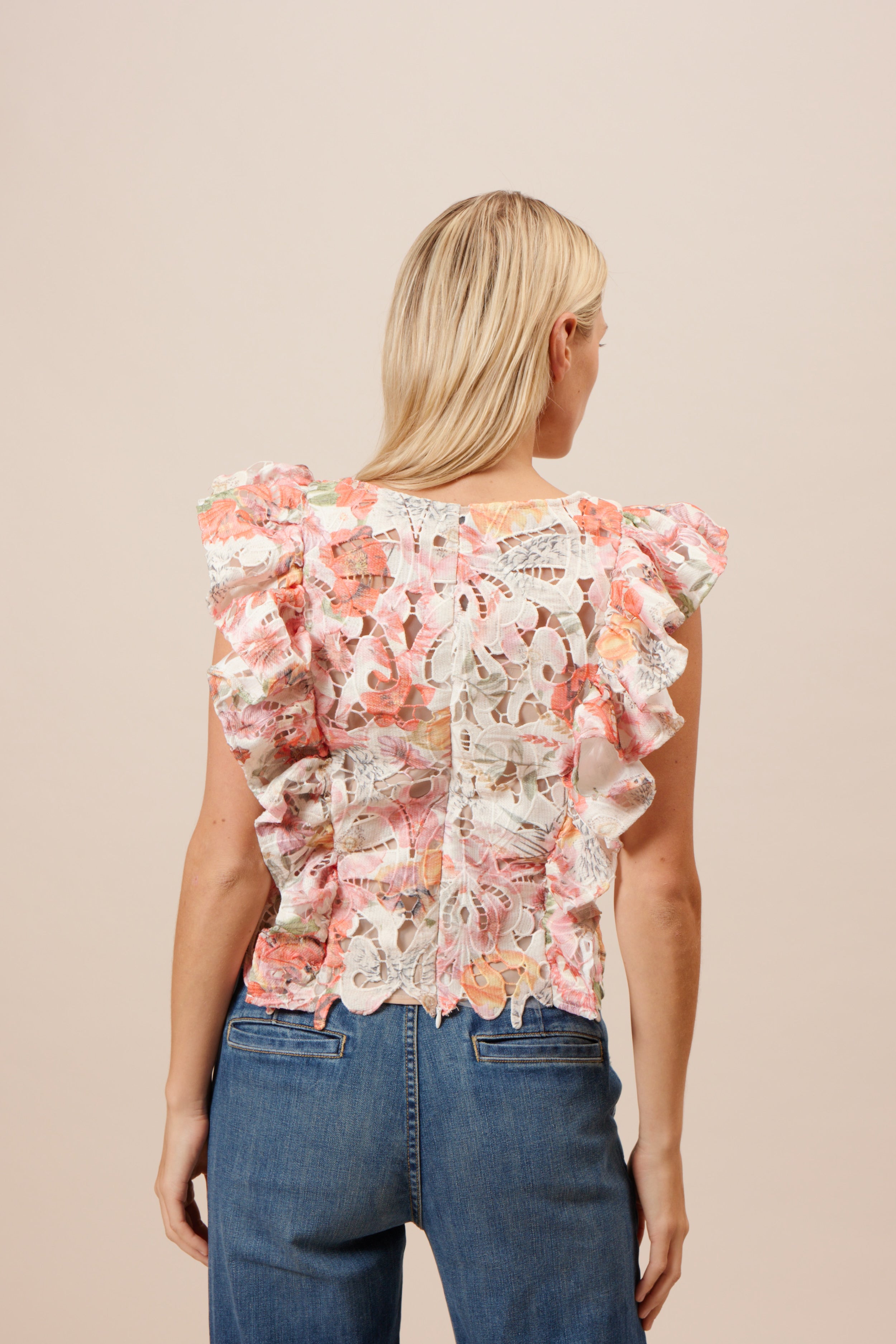 Fumi Ruffle Top