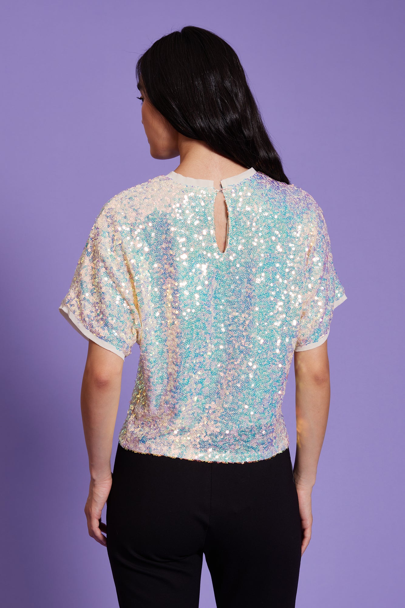 Serena Sequined Top