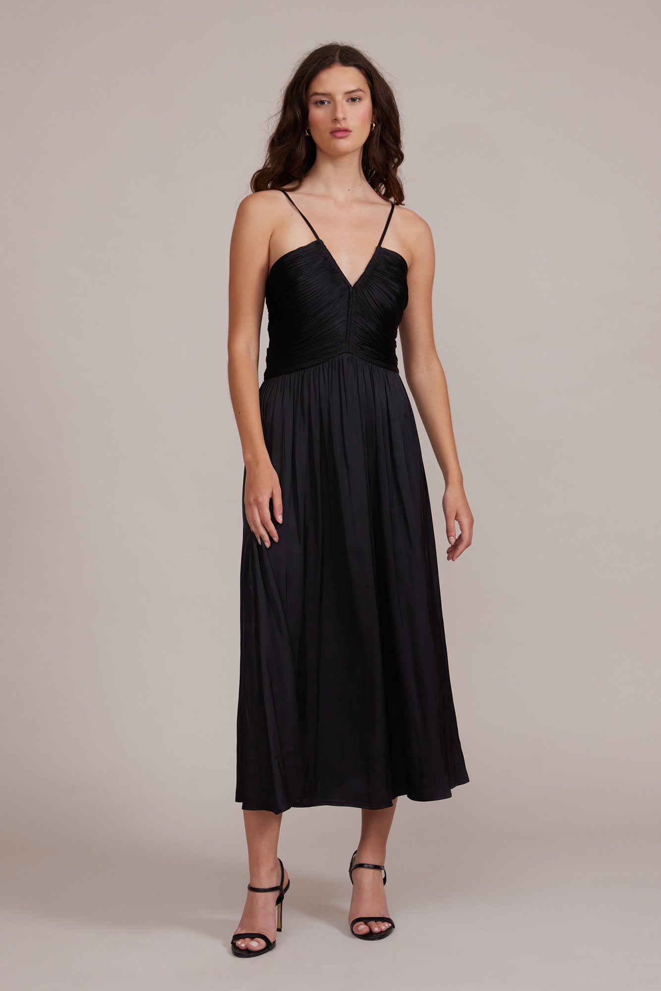 Lucy Paris - Claudine Draped Dress - Black