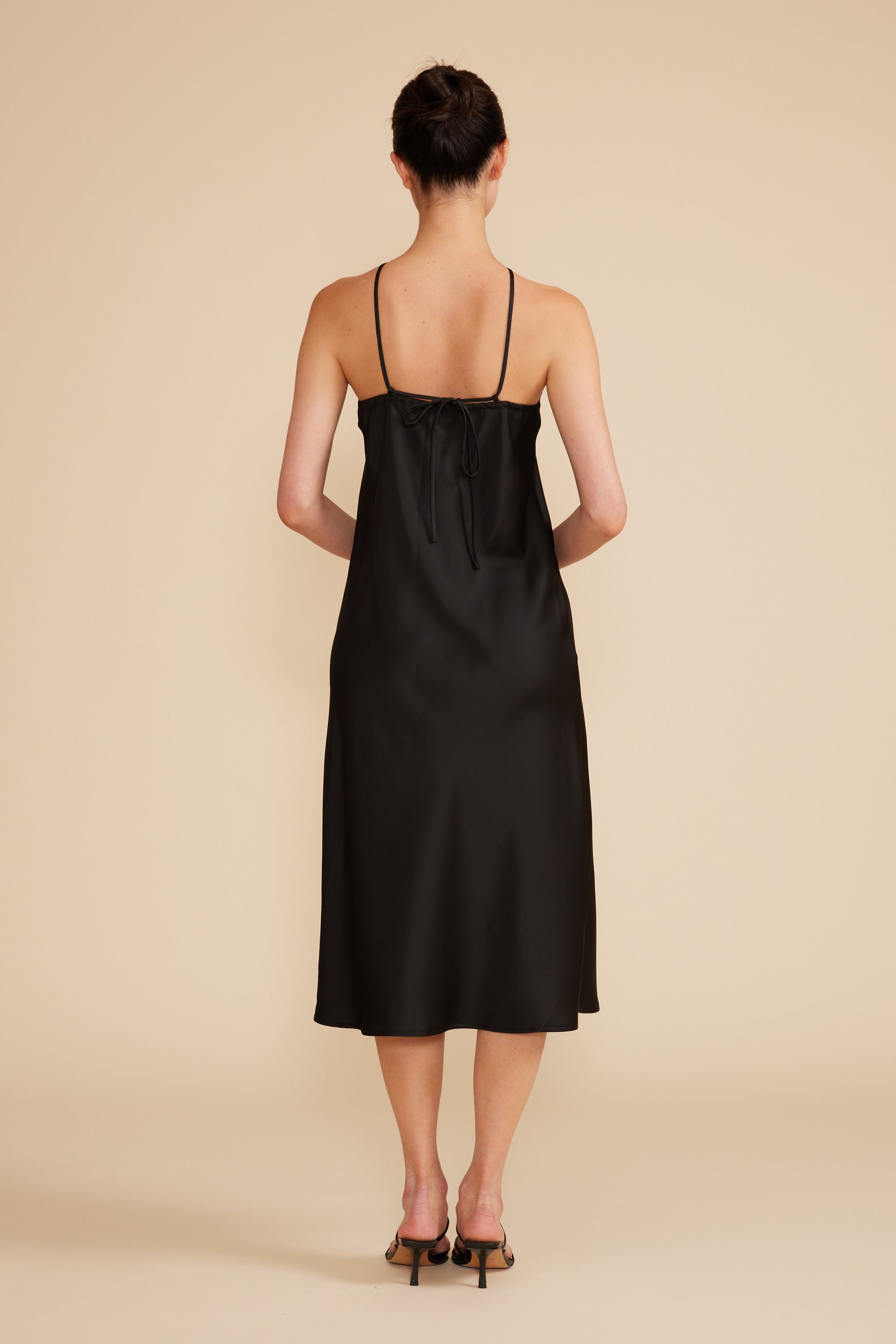 Jonah Halter Dress - Black