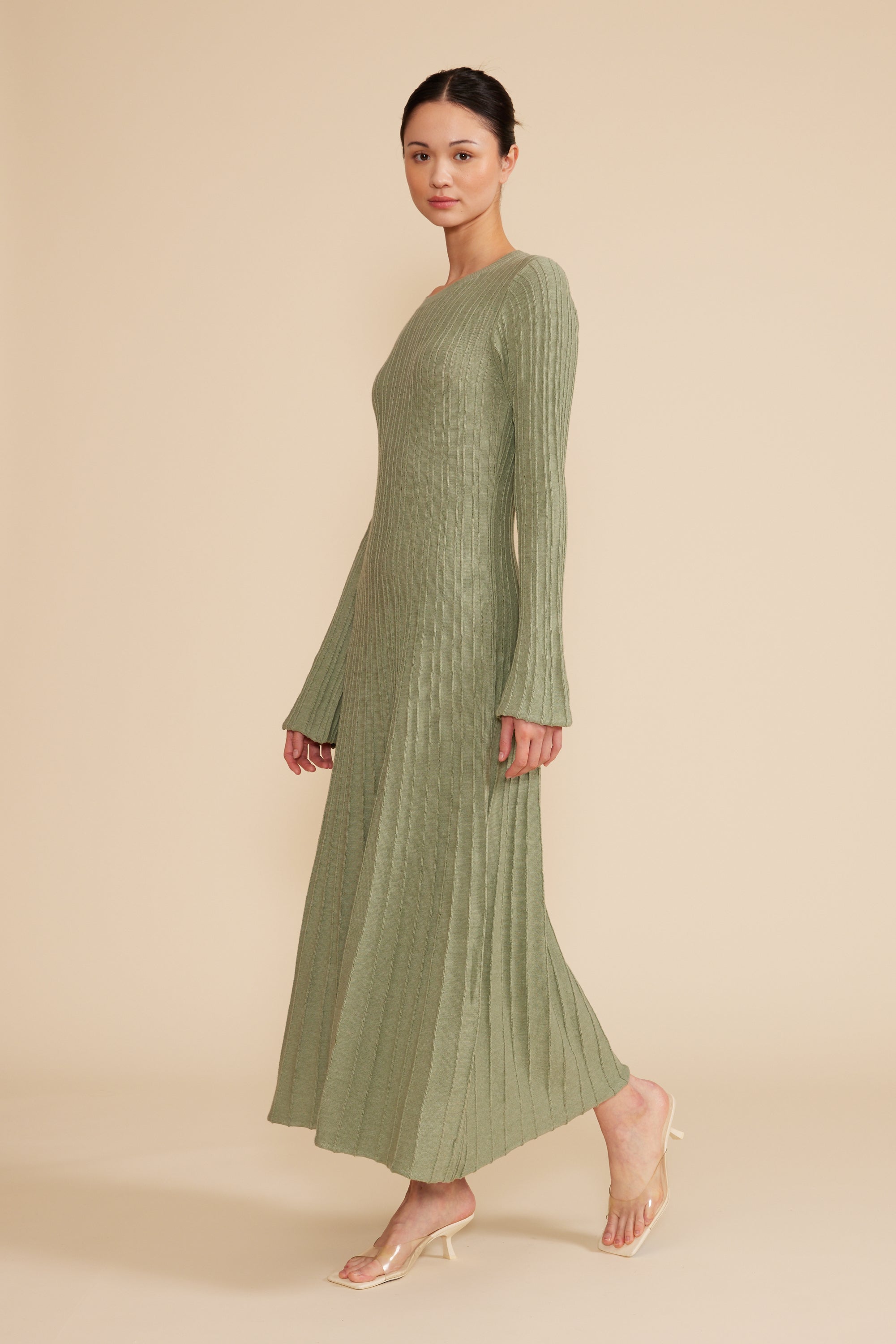 Jayne Knit Dress - Sage