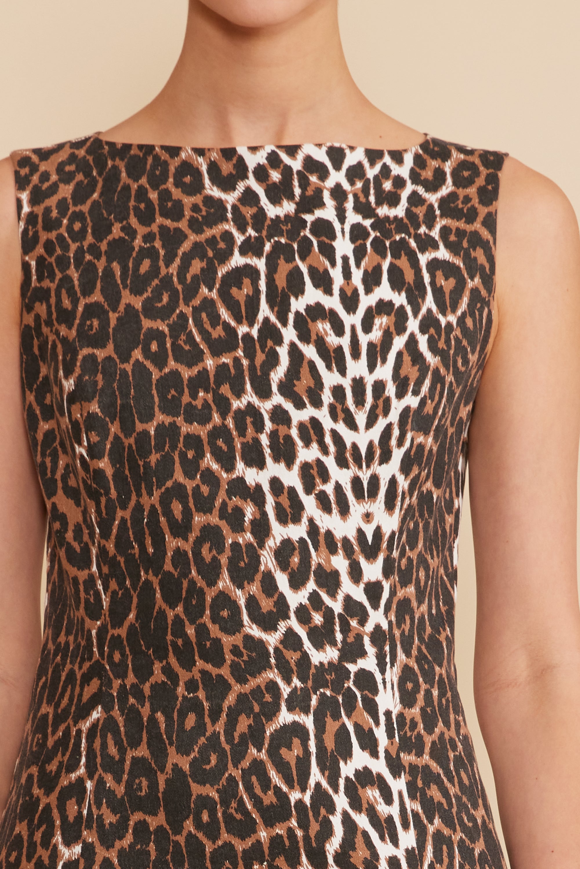 Cara Mini Dress - Leopard