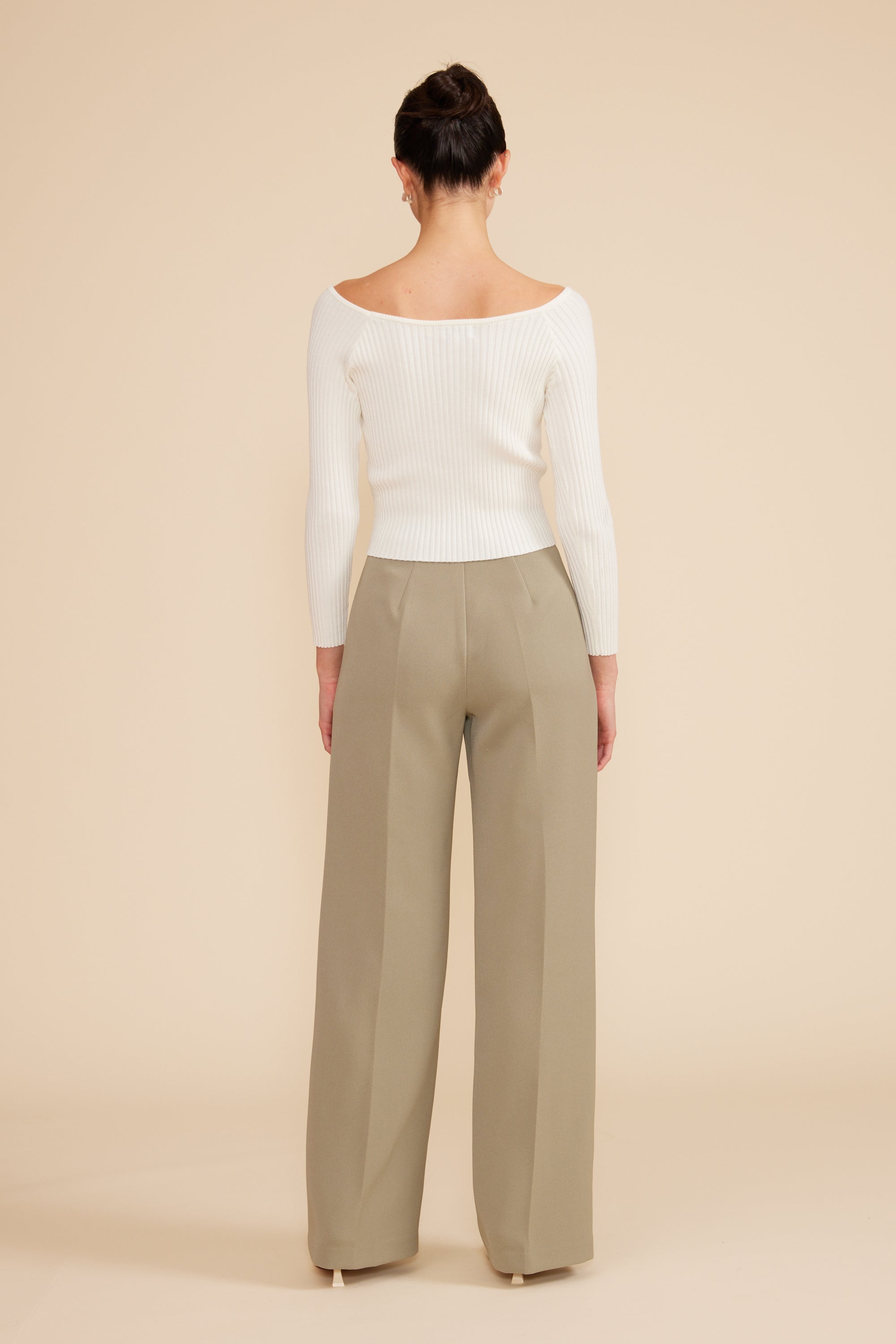 Diana Wide Leg Pant - Sage