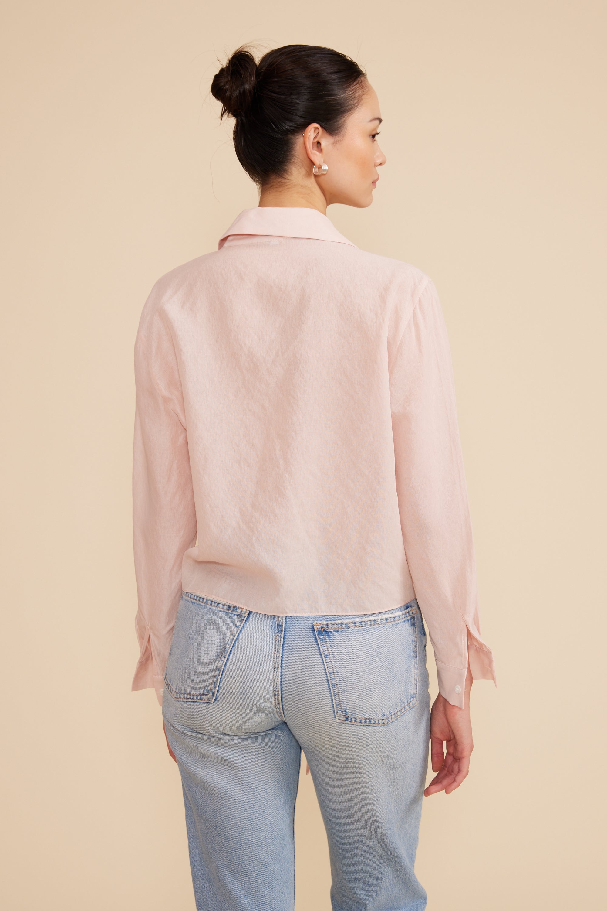 Devi Tie Top - Light Pink