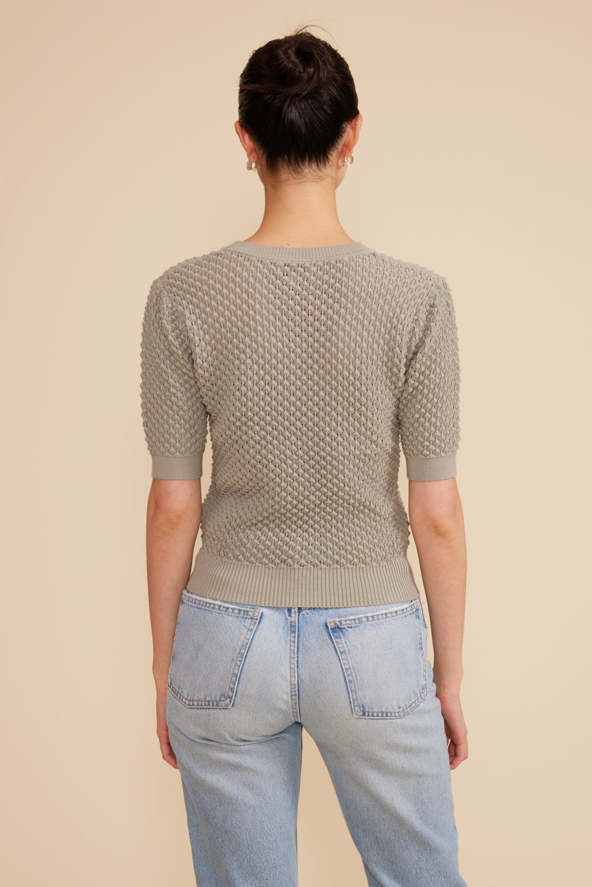 Elise Knit Top - Sage