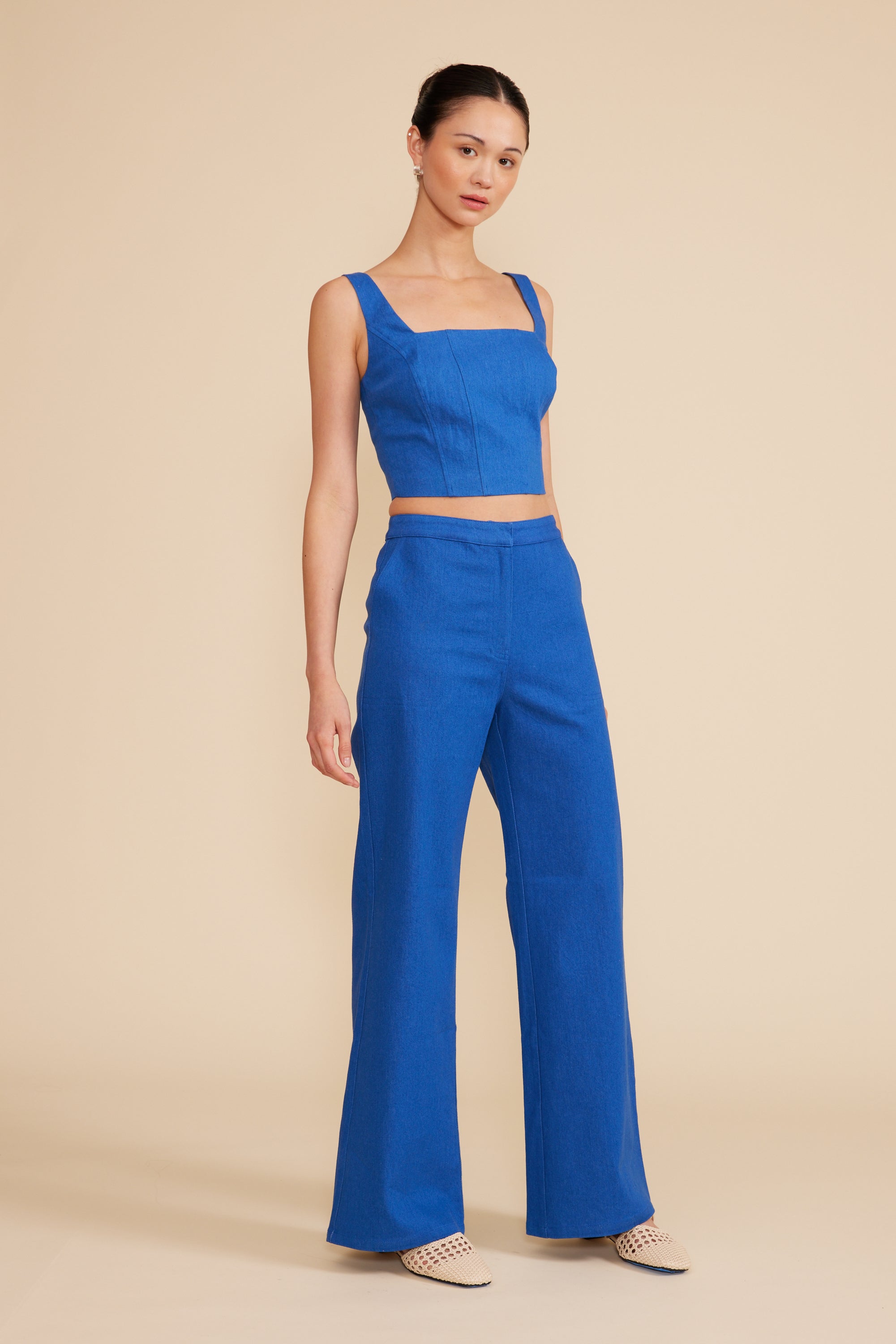 Lucy Paris - Beaux Pant - Blue