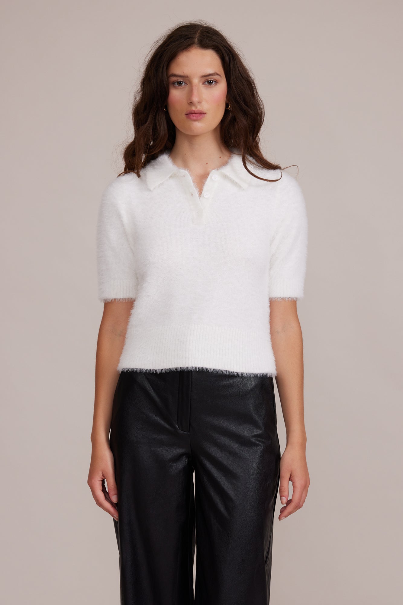 Lucy Paris - Farleigh Polo Top - White