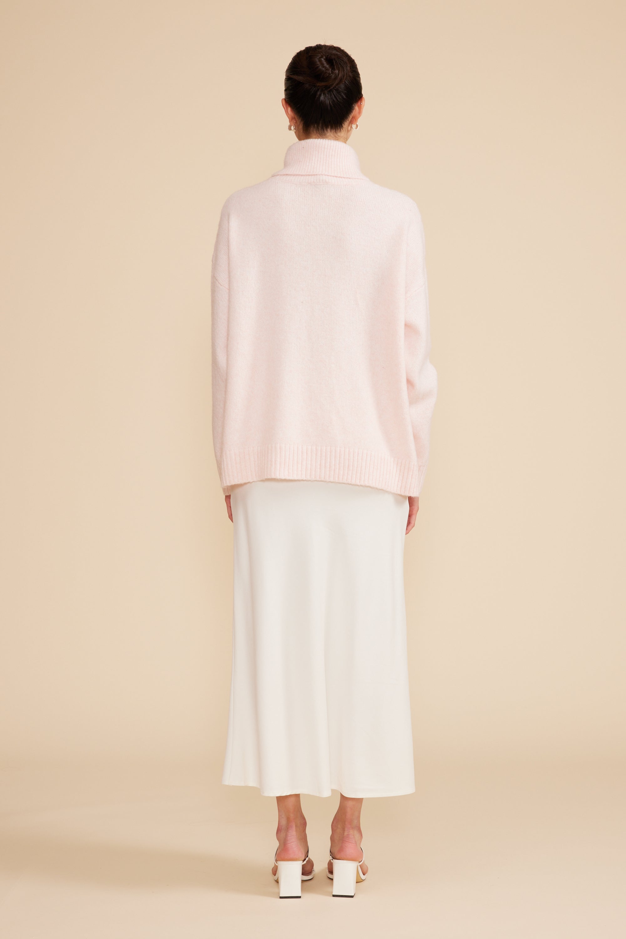 Calie Turtleneck Sweater - Pink