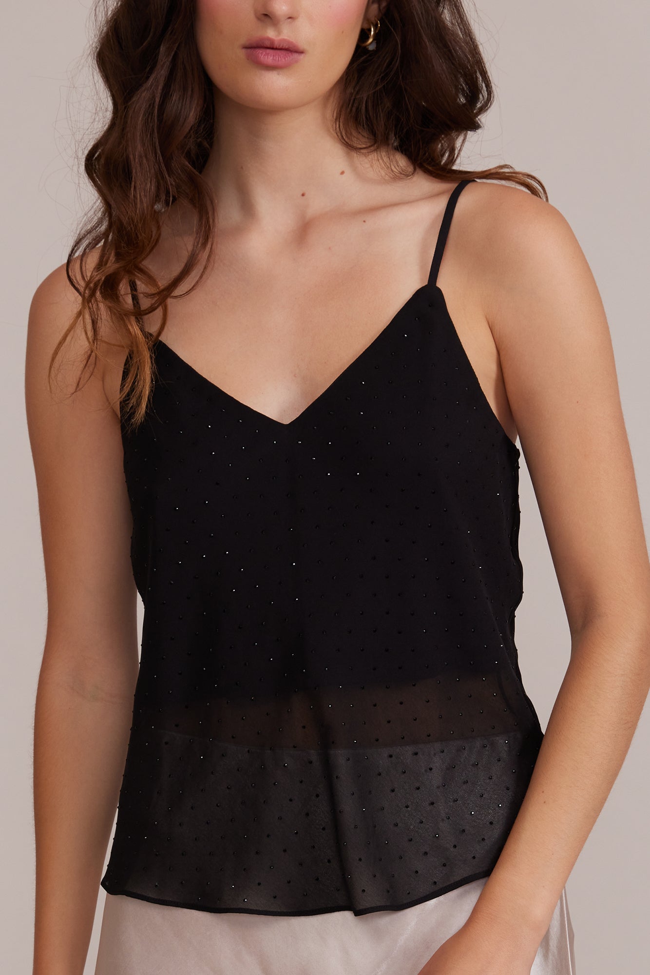 Carlin Embellished Tank - Black