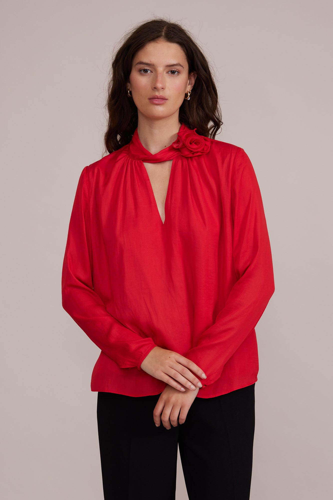 Lucy Paris - Leighton Blouse - Red