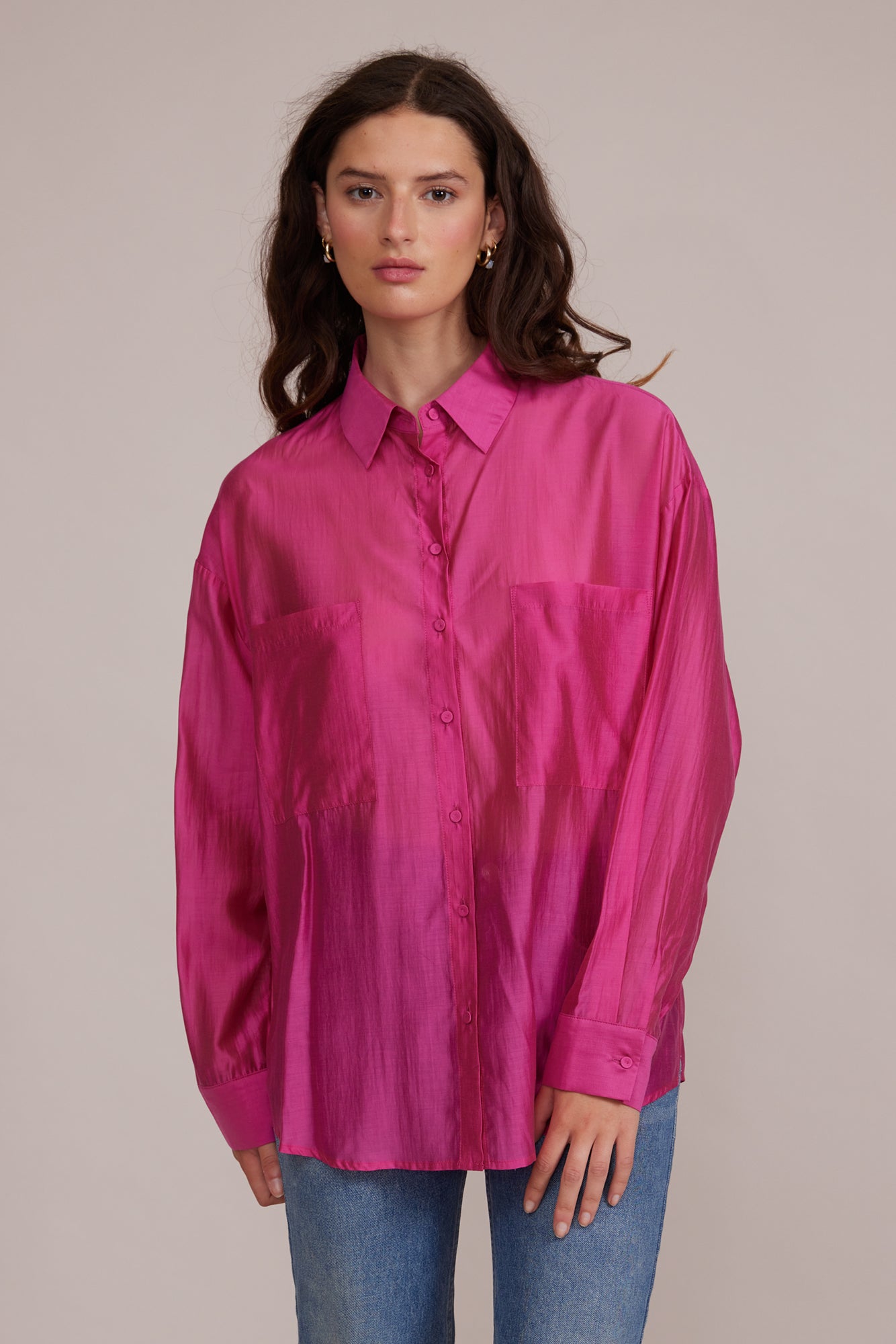 Lucy Paris - Carlen Cargo Blouse - Pink