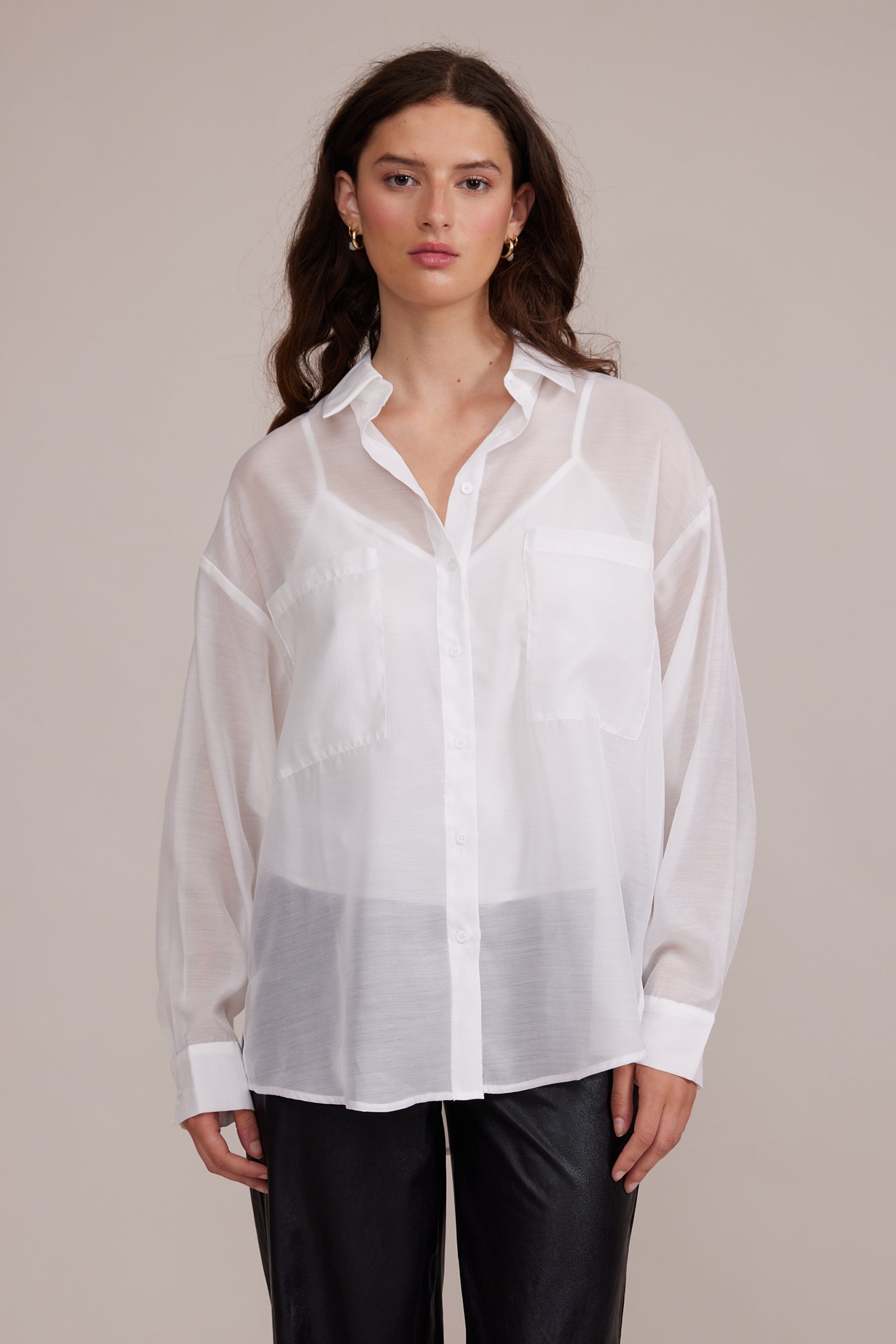 Lucy Paris - Carlen Cargo Blouse - White