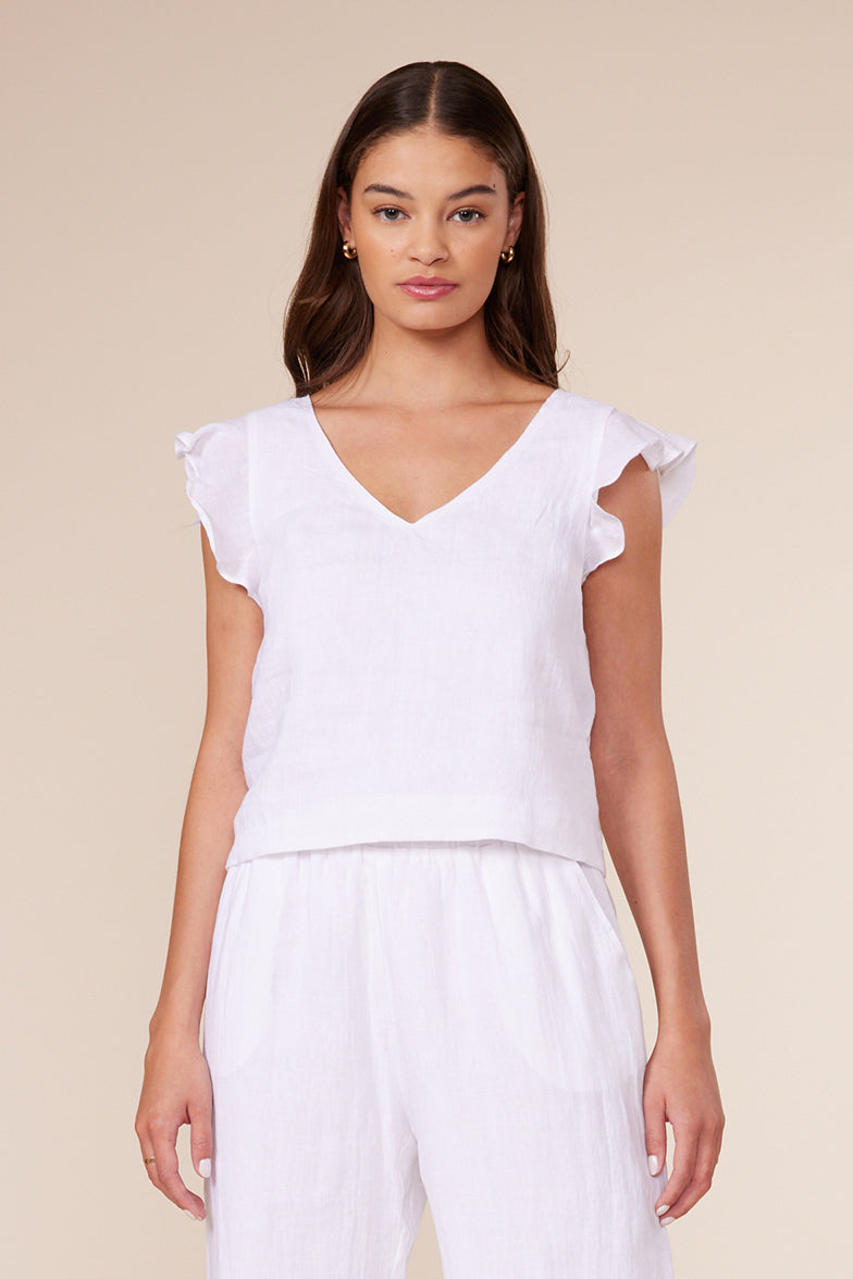 Ursa Ruffle Sleeve Top